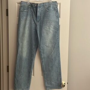 Universal Thread High Rise 90’s Straight Jeans with Sparkle